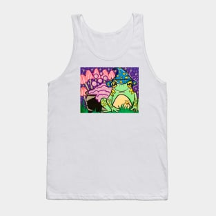 Frog Wizard with Potions Tank Top